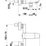 Смеситель для ванны Armatura Mokait 5534-010-00