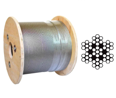 INOX fastening Трос нержавеющий 4мм (3055-4-4/1000)