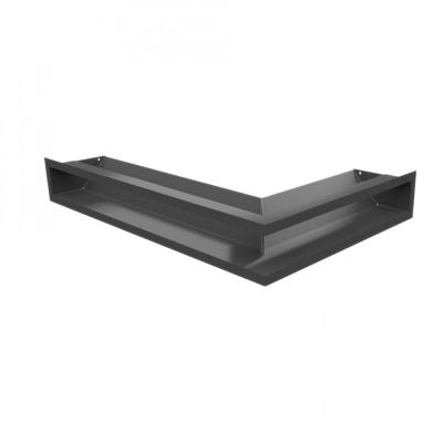 KRATKI Каминная решетка LUFT угловая левая черная 60x40x9 (436см2) (LUFT/NL/9/40/45S/C)