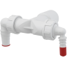 Колено Alca Drain P156Z с двумя штуцерами