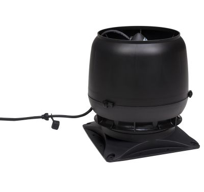 VILPE Вентилятор E 190 S 125/500м3 черный + основание 30x30 (737522)