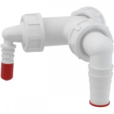 Колено Alca Drain P149Z с двумя штуцерами