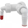 Колено Alca Drain P149Z с двумя штуцерами