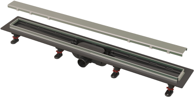 Душевой трап Alca Drain APZ20-650-N-B Simple NICKEL-шлифованный мат