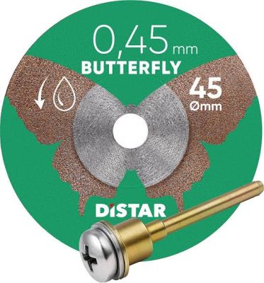 DISTAR Круг алмазный отрезной 45x0,45x5,8H/3.2-3.0F Butterfly (11143158073)