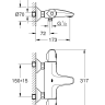 Смеситель для ванны Grohe Grohtherm 1000 New с термостатом (34155003)