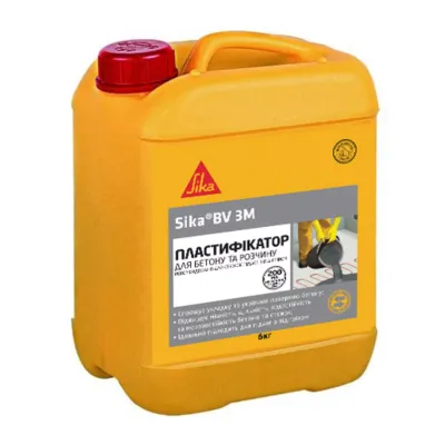 SIKA Пластификатор для теплых полов BV 3M - 6 кг (0,5% від цементной массы) (Sika BV 3M)