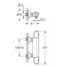 Смеситель для душа Grohe Grohtherm 1000 New с термостатом (34143003)