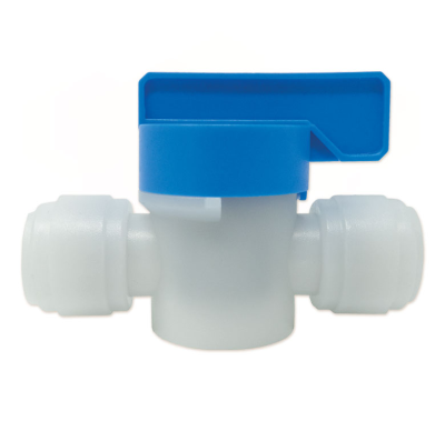 Fluidfit Кран в комплекте со скобой 1/4" (трубка) (HBVU1/4-1/4W+HCP06-1/4)