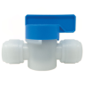 Fluidfit Кран в комплекте со скобой 1/4" (трубка) (HBVU1/4-1/4W+HCP06-1/4)