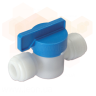 Fluidfit Кран в комплекте со скобой 1/4" (трубка) (HBVU1/4-1/4W+HCP06-1/4)