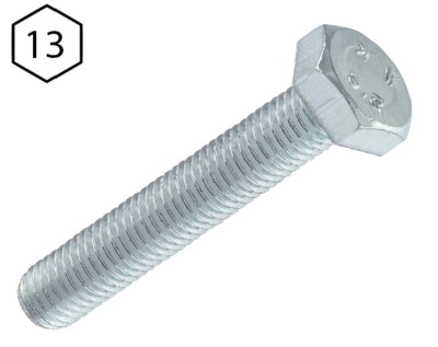 Koelner Болт М8х80 (коротка різьба) (St/цинк), 329-40