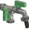 Кран шаровый ARCO NANO 00472 поливочный двойной 1/2"x3/4"x3/4"