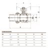 Кран-американка Idrosanitaria Bonomi Tamigi 765000 