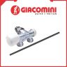 Комплект подключения GIACOMINI (R358BХ062) левый для двухтрубных систем прямой + пласт. трубка