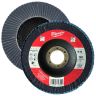 Круг шліфувальний пелюстковий по нержавійці Milwaukee Zirconium SL50/125G60 (4932472225)