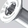 Дюбель рамный нейлоновый с шурупом RAWLPLUG R-FF1-N (1шт.)