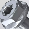 Дюбель рамный нейлоновый с шурупом (НЕРЖ) RAWLPLUG R-FF1-N (1шт.)