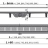 Душевой трап Alca Drain APZ10-550M