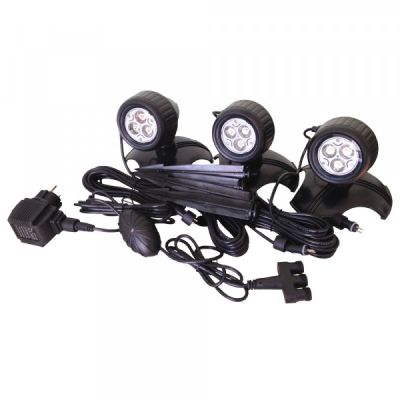 Jebao Светильник для пруда LED lamp set 3x3 с автоматическим датчиком включения SG151