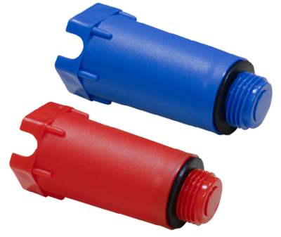 Монтажная заглушка 1/2" синяя/красная (2шт.) ALPHAHEAT