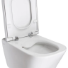 ROCA Унітаз підвісний GAP Rimless + сидіння slow-closing (A34H47C000)