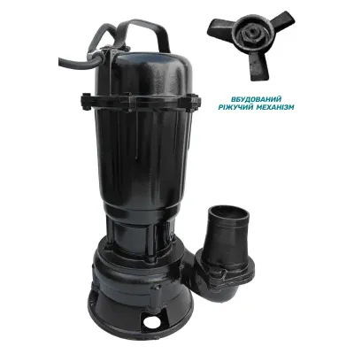 Насос фекальный RUDES FECA 1200FMIXER с ножом (1.2 кВт-10м 300л/хв, кабель 6 м.)