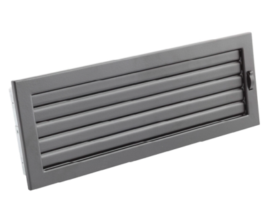 DARCO Каминная решетка Ventlab V чорная KRVZ 450x170 (жалюзи) (475см2) (KRVZ450x170-ML.CZ)