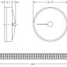 Термометр накладной контактный 120°C CEWAL BRC63VI (91616000)