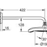 Верхний душ с душевым кронштейном Grohe Power&Soul Cosmopolitan 190 4+ режима струи (26172000)