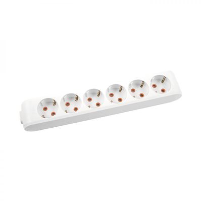 Колодка удлинителя с заземлением на 6 гнезда Viko Multi-Let (90114600-UA1)