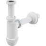 Сифон для умывальника Ø32 c накидной гайкой 5/4" Alca Drain A430