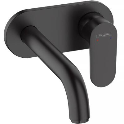 Hansgrohe Смеситель Vernis Blend для умывальника черный матовий (без скрытой части) (71576670)