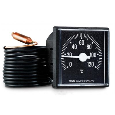Термометр капилярный квадратный 120°C Cewal TQ 45 P (91312215)