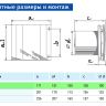 BLAUBERG Вентилятор (на підшипнику) Quatro Hi-tech 100 Золото (82м3/ч) (Blauberg Quatro Hi-tech 100 gold)