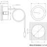 Термометр капилярный 120°C Cewal T52P (91312110)