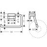 Hansgrohe AddStoris Тримач для туалетного паперу (41771000)