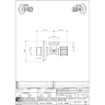 ALBERTONI Кран для стиральной машины 1/2х3/4" (D914689)