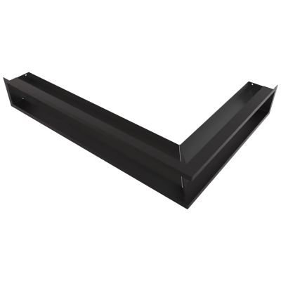 Каминная решетка KRATKI LUFT угловая левая черная 76,6x54,7x12 (LUFT/NL/12/45S/C)