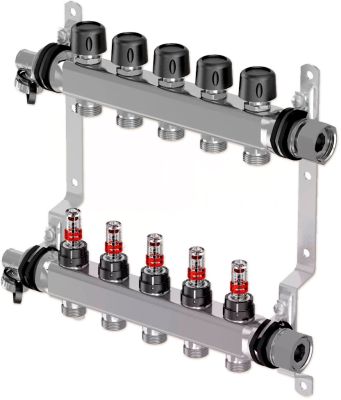 Uponor Коллектор из нержавеющей стали в сборе
