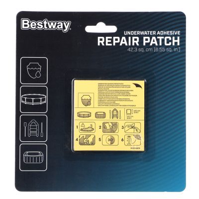 Bestway Ремкомплект басейна 62091 (10 водостійких латок-наклейок підвищеної міцності)