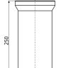 Отвод для унитаза Alca Drain 180° (А91-250)