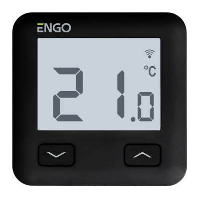 ENGO Кімнатний термостат з WIFI, 230В, чорний (E10-B) 932312901