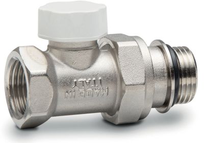 Кран радіаторний нижній прямий Luxor Easy DD 125 DN15, 1/2