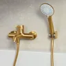 Точковий душ (лійка) KFA ARMATURA MOZA BRUSHED GOLD 841-220-31 золото 