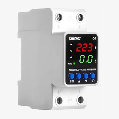 Реле напряжения (защита) GEYA GPS6-VA5 (type ZUBR D2-63) (63A)