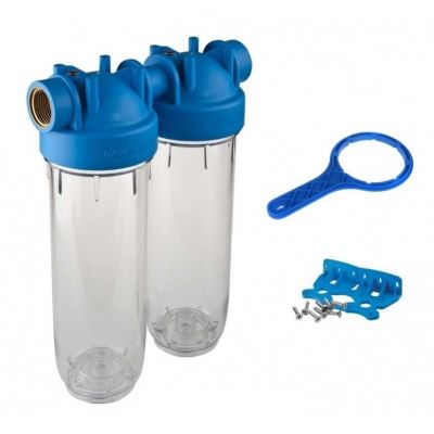 Фильтр-колба Atlas Filtri DP 10" DUO / TRIO 1" OT TS KIT