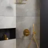 Душева система прихованого монтажу KFA ARMATURA MOZA GOLD золото 5039-501-31