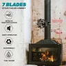 Вентилятор теплової енергії Ecofan Mono PLUM (на трубу димоходу) + термометр