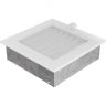 Каминная решетка KRATKI белая с жалюзями 17x17 (17BX)